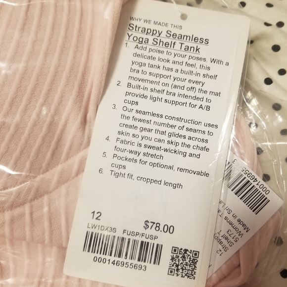 NWT Lululemon Strappy Shelf Tank - Picture 7 of 9